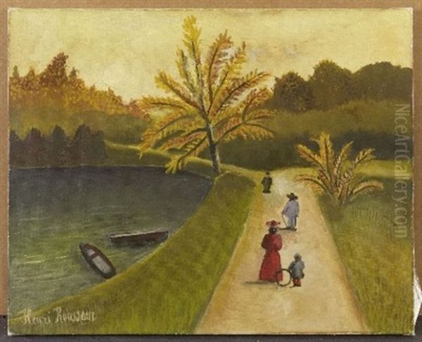 Vue Du Bois De Boulogne En Automne - view 1
