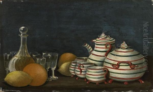 Nature Morte Aux Verres Et Aux Faiences - view 1