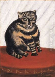 Le Chat Tigre by Henri Julien Rousseau