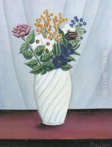 Bouquets De Fleurs by Henri Julien Rousseau