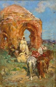 Le Repos Pres Des Ruines