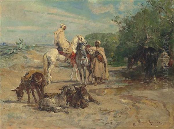 Arabs On Horseback - view 1
