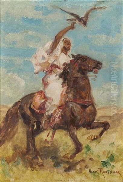 A Study Of A Falconer - view 1