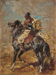 Cavalier Oriental by Henri Emilien Rousseau