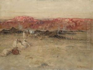 Camp Berbere Dans Les Contreforts De L'atlas