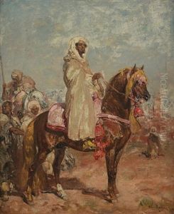 An Arab Horseman by Henri Emilien Rousseau
