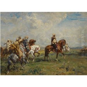 Cavaliers Arabes by Henri Emilien Rousseau