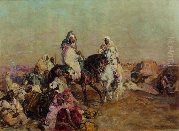 Moroccan Horsemen - view 1