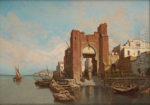 Vue D'afrique Du Nord by Francois Antoine Bossuet