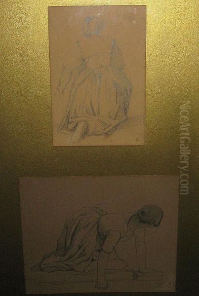 Twee Studies Van Poetsvrouwen. - view 1