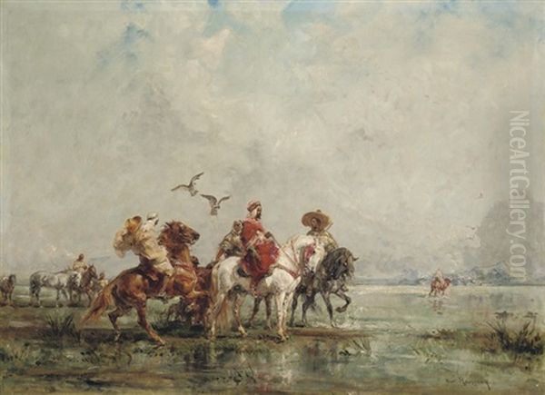 Hunting In The Marshlands - view 1
