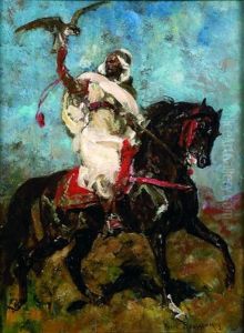 Fauconnier A Cheval by Henri Emilien Rousseau