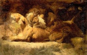 Les Lions by Henri Emilien Rousseau