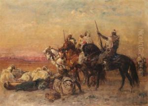 Prisonniers Apres La Razzia, Maroc