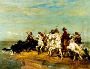 Cattle Drive by Henri Emilien Rousseau