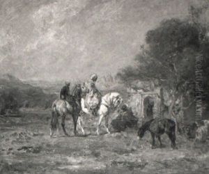 La Halte by Henri Emilien Rousseau