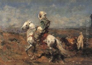 Caid A Cheval by Henri Emilien Rousseau