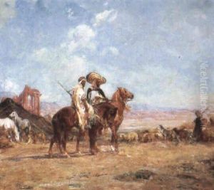 Les Cavaliers Orientaux by Henri Emilien Rousseau