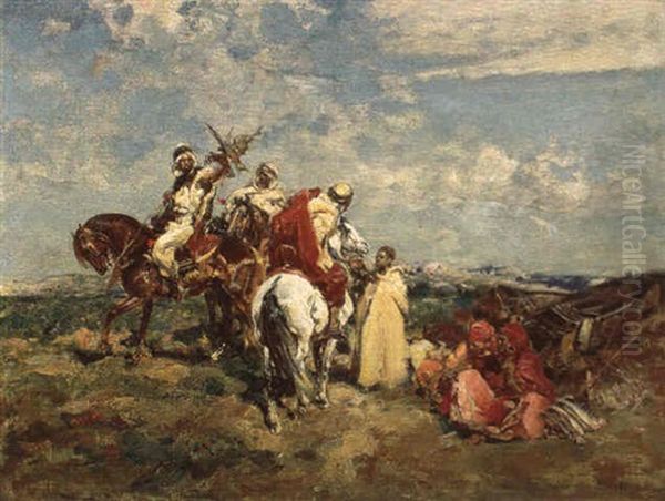 Le Depart Pour La Chasse Au Faucon - view 1