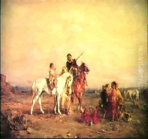 La Premiere Lecon D'equitation by Henri Emilien Rousseau