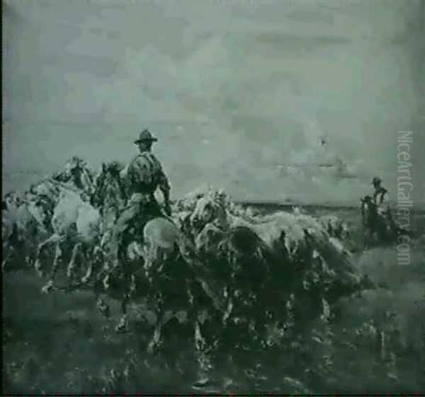 Chevaux En Camargue - view 1