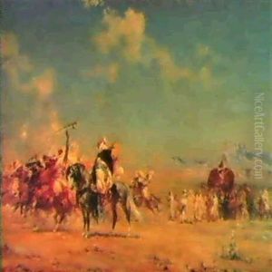 Noce Arabe, Tunisie by Henri Emilien Rousseau