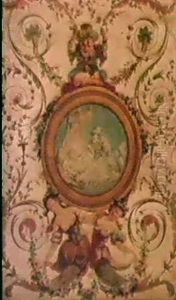 Un Panneau De Porte Pour Un Cabinet Turc by Jules Antoine Rousseau