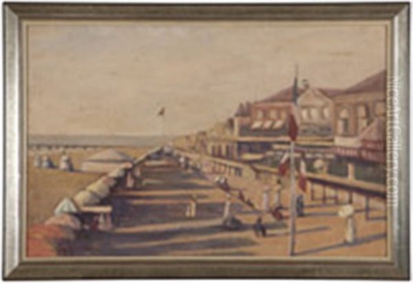 French Seaside Promenade - view 1