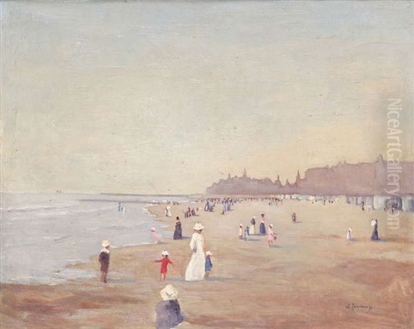 Vue D'une Plage Animee - view 1