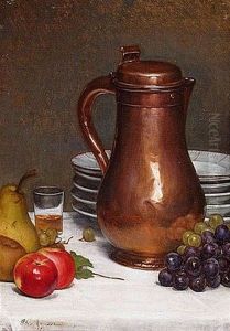 Nature Morte Au Cuivre by Philippe Rousseau