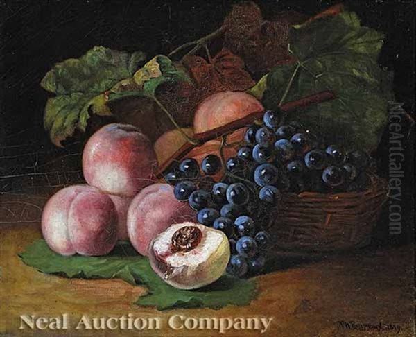 Still Life With Peaches And Grapes - view 1
