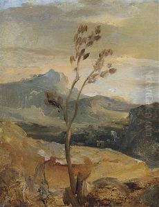 Paysage D'auvergne (?) by Theodore Rousseau
