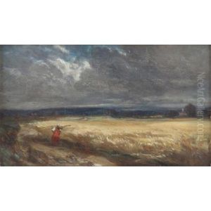 Champ De Cereales by Theodore Rousseau
