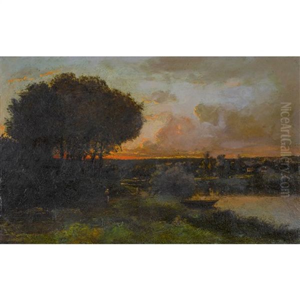 Landschaft Im Abendrot - view 1