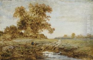 Paysage Au Grand Arbre by Theodore Rousseau