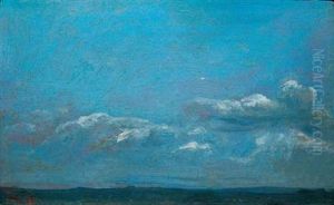 Etude De Ciel (study) by Theodore Rousseau