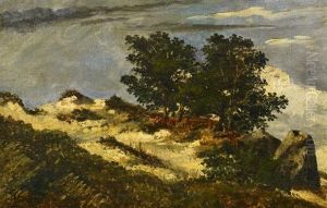 Landschafts (study) by Theodore Rousseau