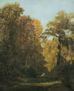 Waldinneres by Theodore Rousseau