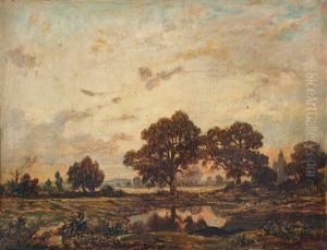 La Mare A Dagnan by Theodore Rousseau