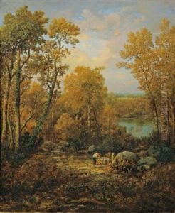 Le Bucheron by Theodore Rousseau