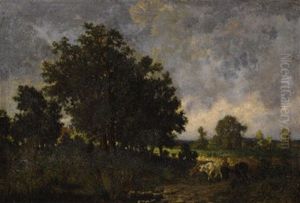 Vachere Dans Un Paysage