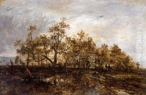 Landscape After The Rain by Theodore Rousseau
