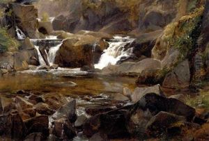 Torrent En Auvergne Et Retenue - Region De Thiers Ou Pas-de-cere Torrent En Auvergne Et Retenue - Region De Thiers Ou Pas-de-cere