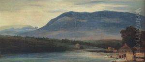 La Saleve Et L'arve Pres De Geneve by Theodore Rousseau