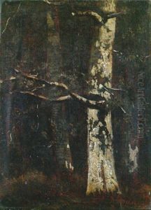 Wald Von Fontainebleau by Theodore Rousseau