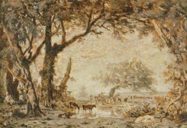 Sortie De La Foret De Fontainebleau - view 1
