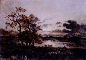 Paysage De Sologne by Theodore Rousseau