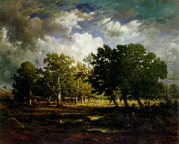 Edge Of The Forest (chestnut Trees Near Barbizon) - view 1