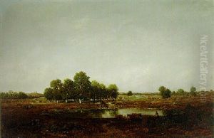 Paysage Marecageux by Theodore Rousseau