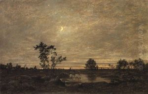 La Plaine Rocheuse De Barbizon by Theodore Rousseau